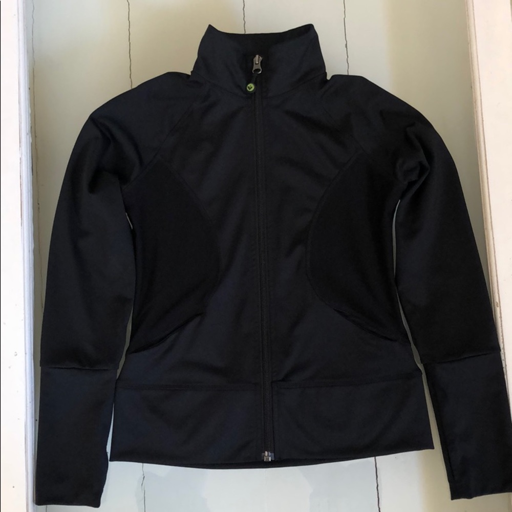 Limeapple Sport black zip up jacket.